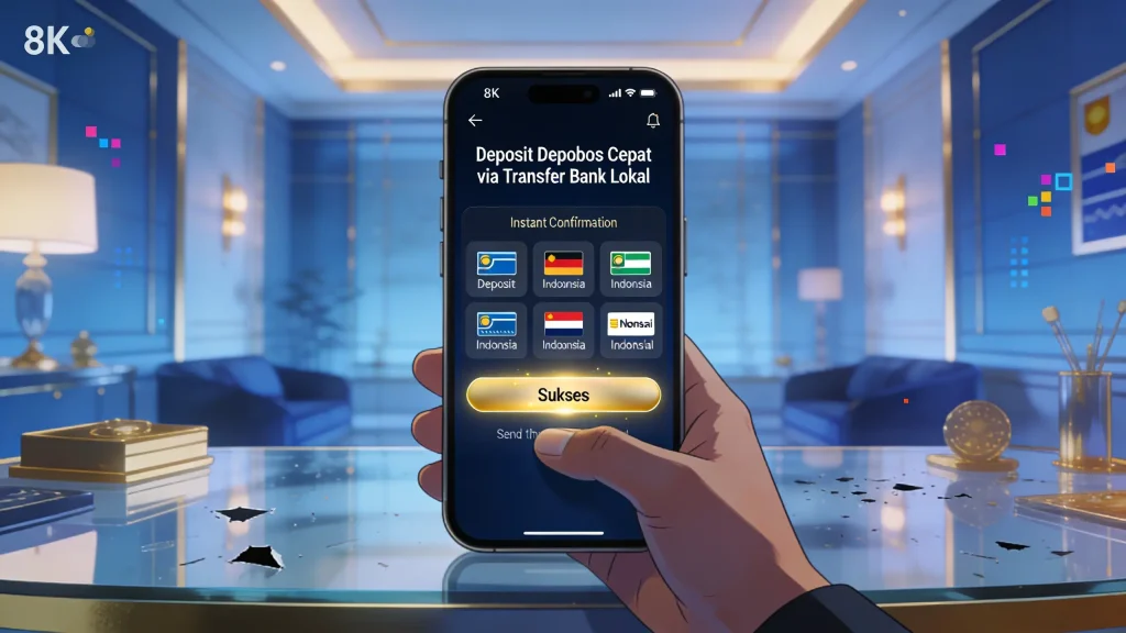cara deposit Depobos cepat via transfer bank lokal